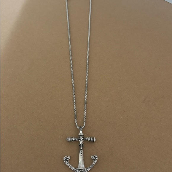 Anchor necklace with skull - Picture 2 of 4